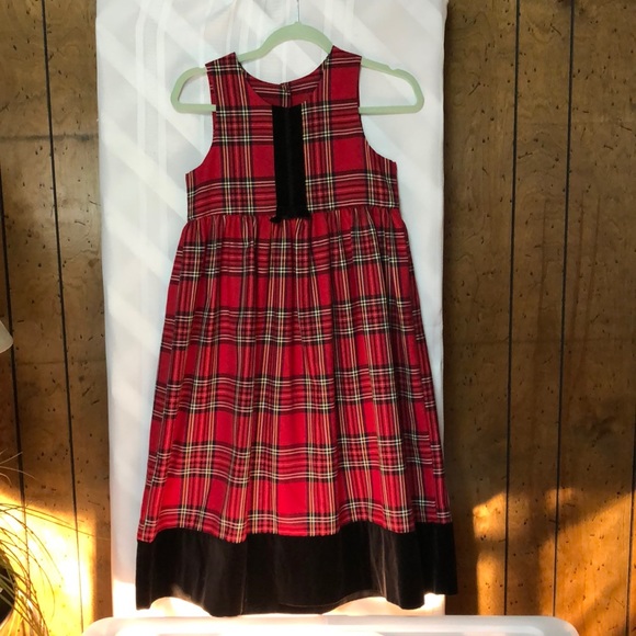 Hart Strings Other - Christmas Plaid Jumper, Size 10, Hart Strings